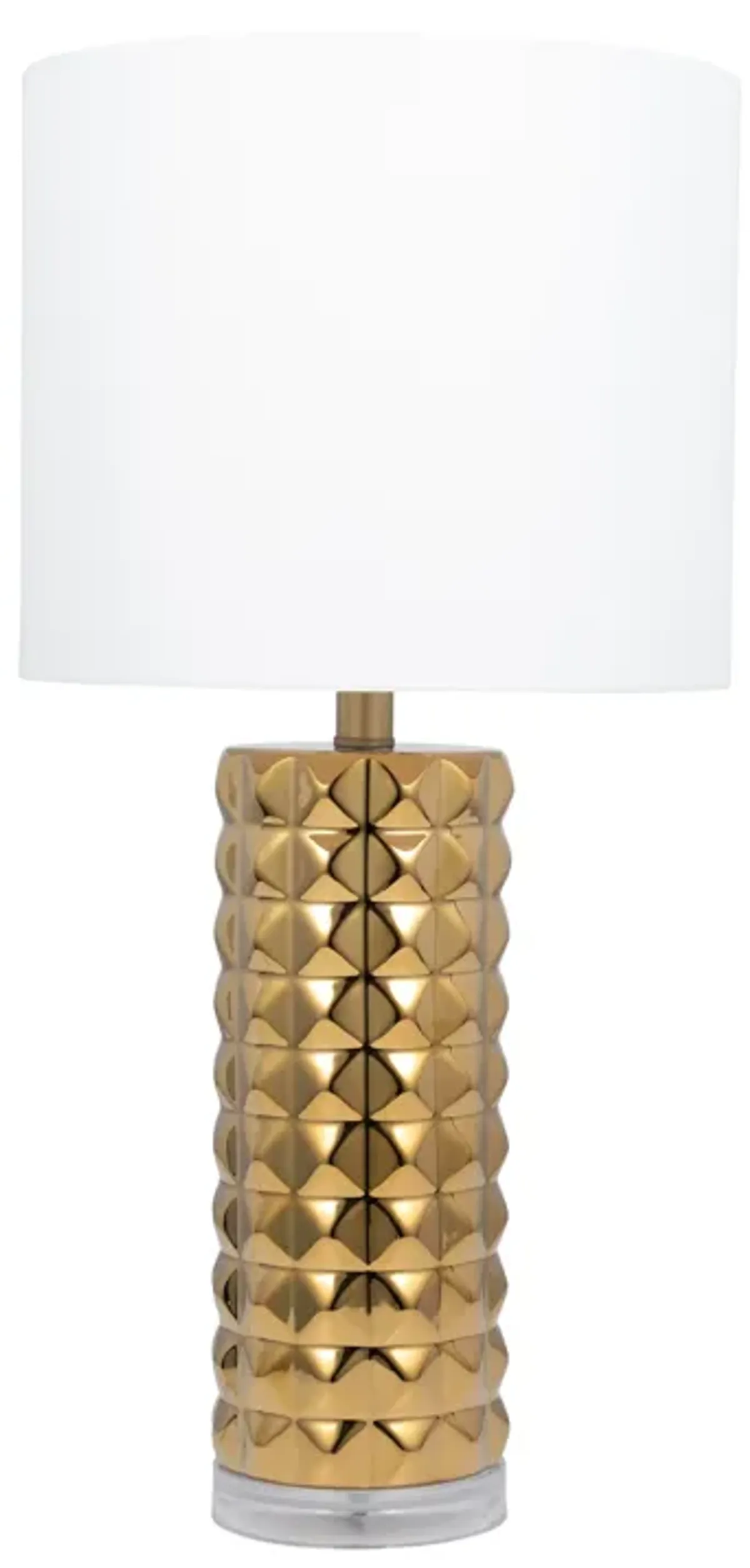 Ceramic 25" Table Lamp, Gold