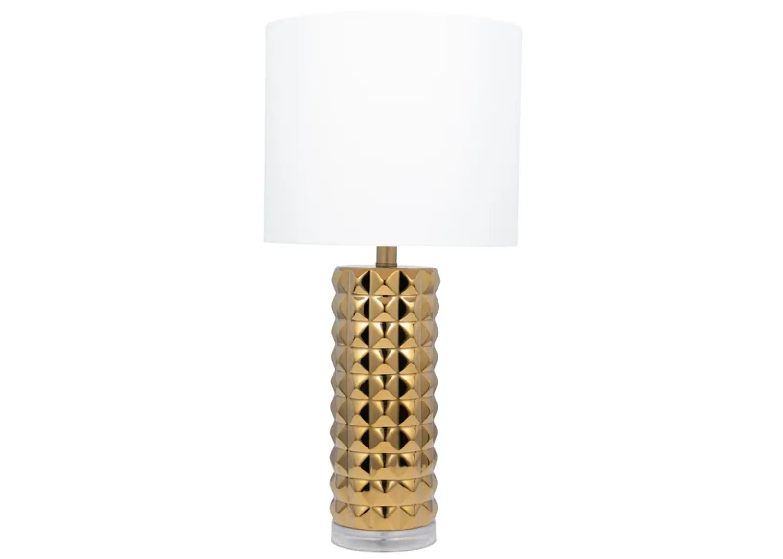 Ceramic 25" Table Lamp, Gold