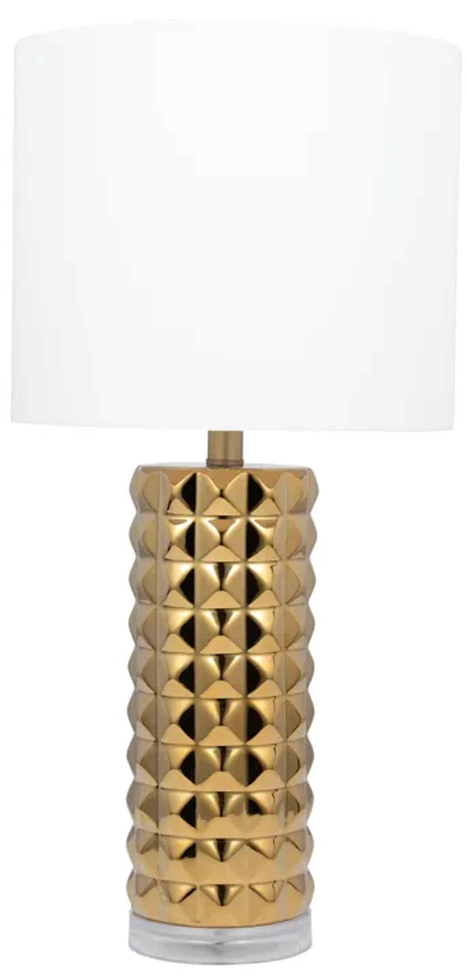 Ceramic 25" Table Lamp, Gold