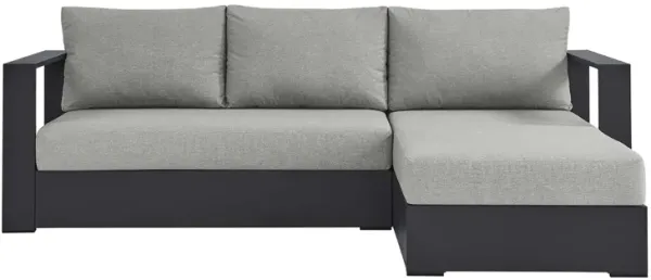 Tahoe 2-Piece Outdoor Patio Right-Facing Chaise Sectional Sofa Set