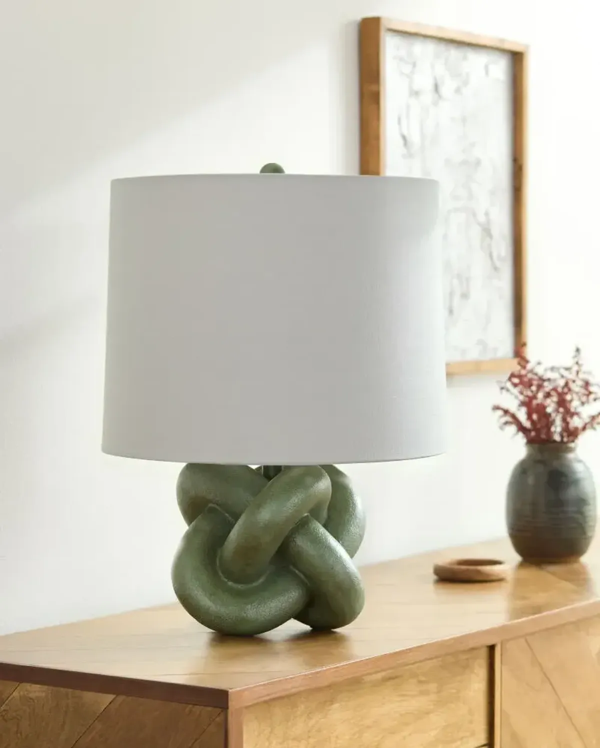 Burkina BKI-003 22"H x 15"W x 15"D Accent Table Lamp