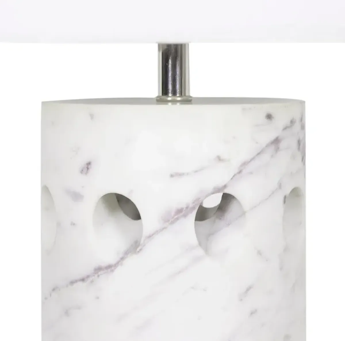 Odin Marble Table Lamp (White)