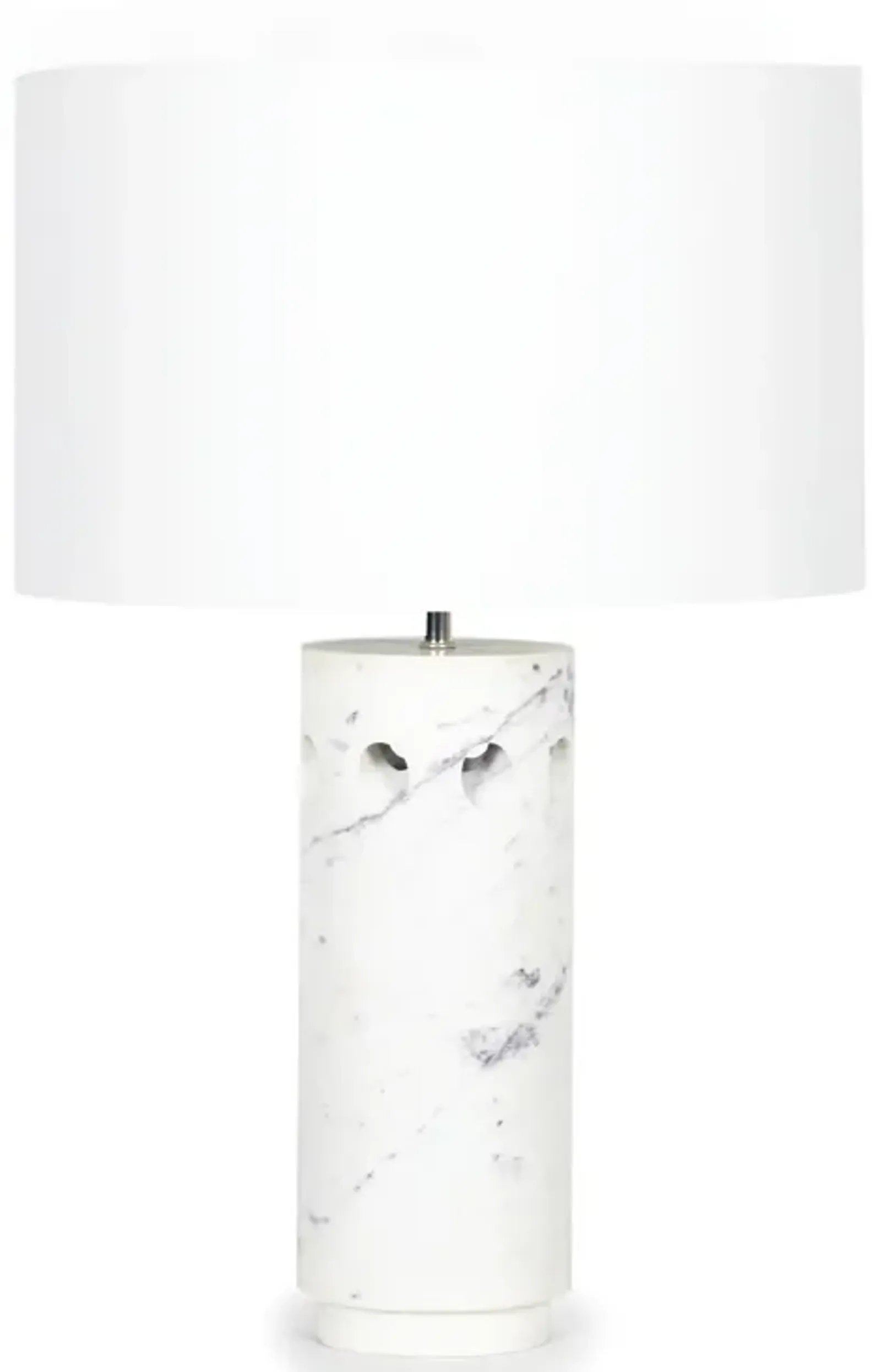 Odin Marble Table Lamp (White)