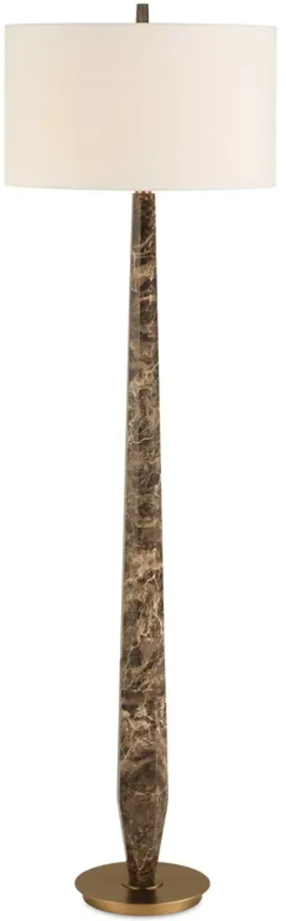 Tyree Brown Marble Floor Lamp