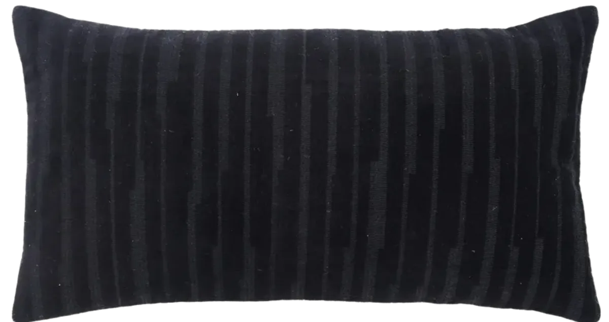 transitional  black Pillow