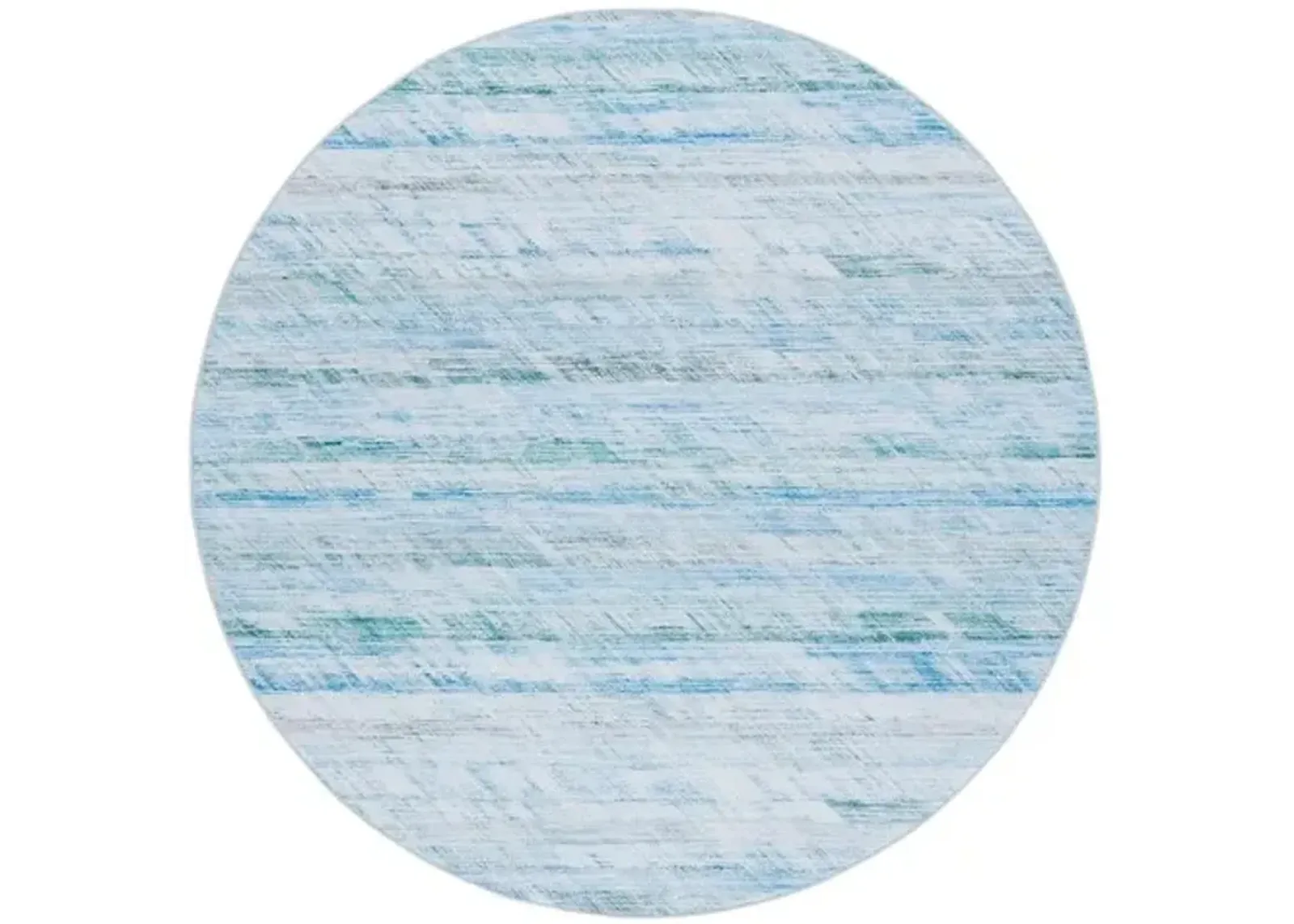 TACOMA 919 Blue  6' X 6' Round Round Rug