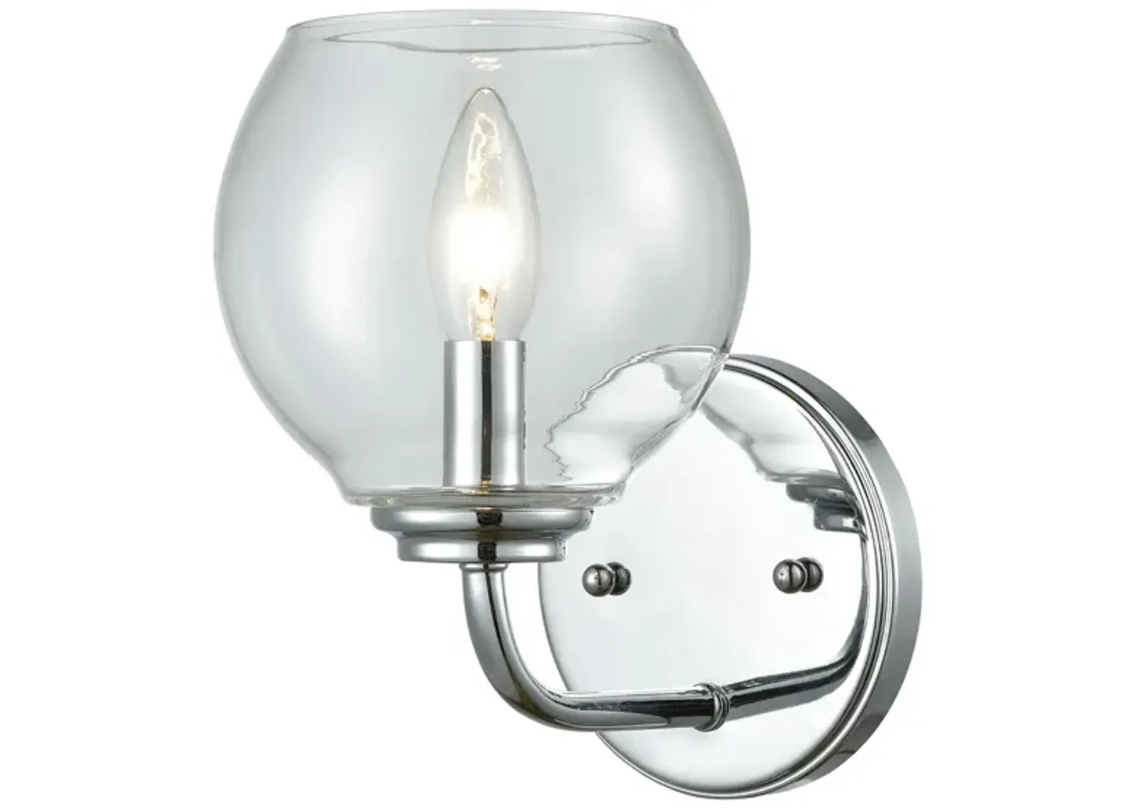 Emory 6" Wide 1-Light Vanity Light - Polished Chrome