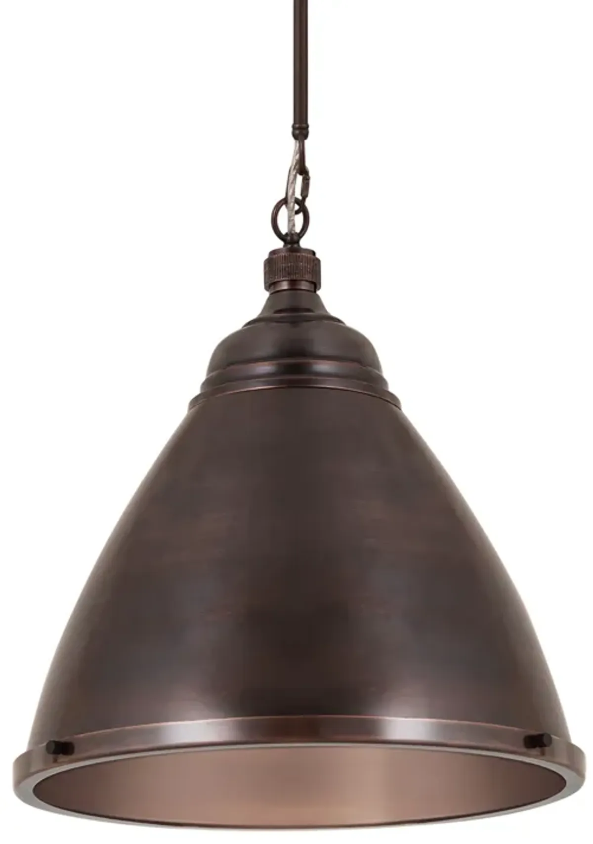 Katelyn 15" Wide 1-Light Pendant - Dark Bronze