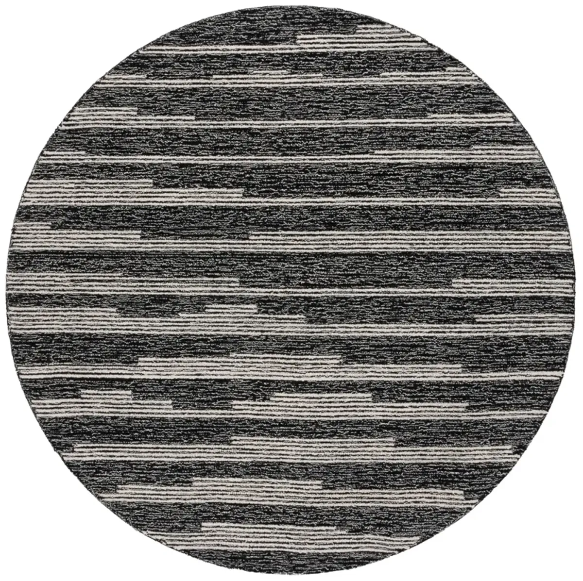 EBONY Hand Tufted 6' x 6' Round area rug