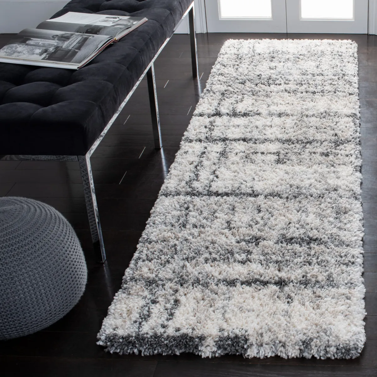 FONTANA SHAG Runner Power Loomed 2'-3" X 12' Rug