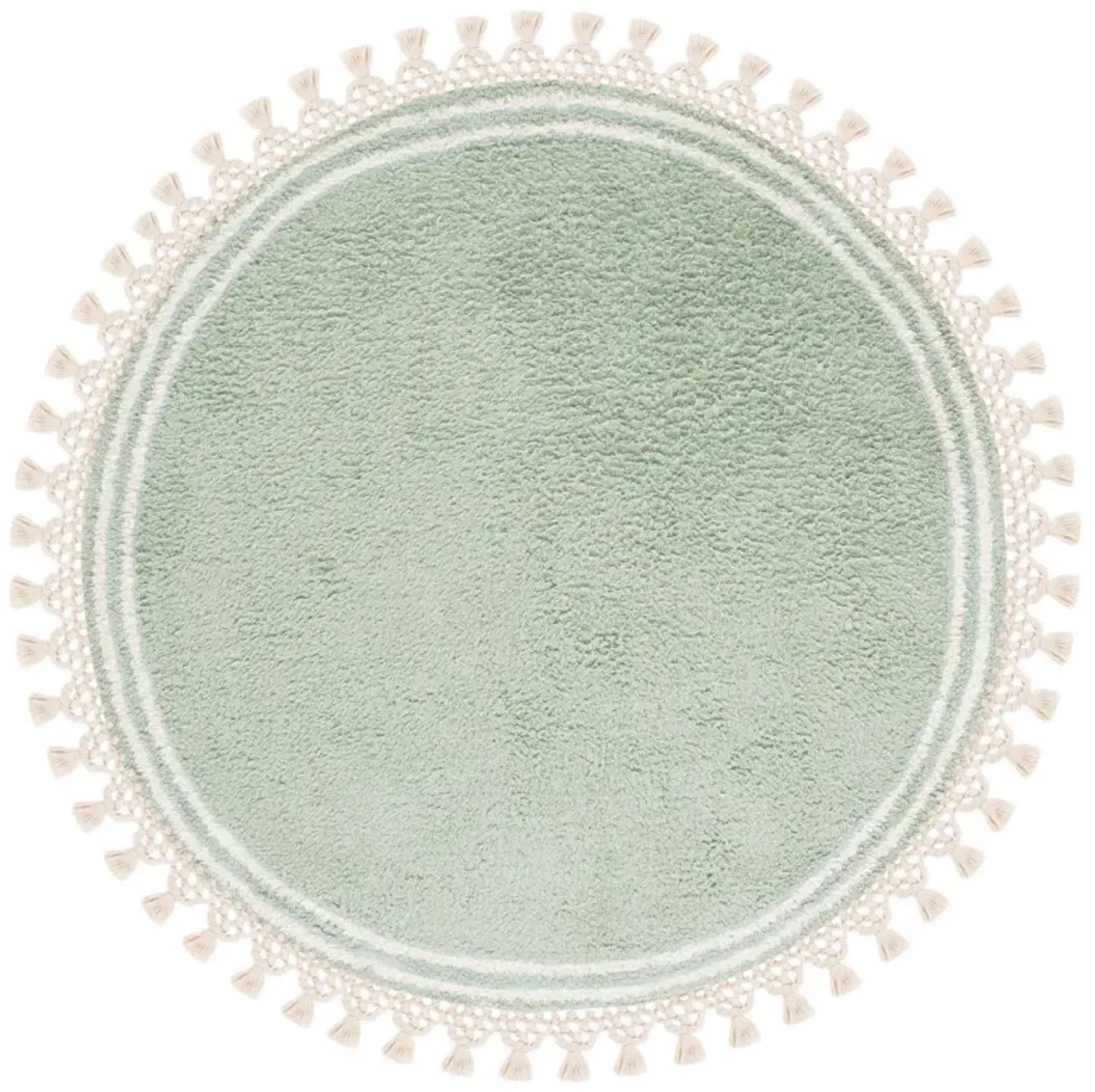 EASY CARE 201 TEAL  8' x 8' Round Round Rug