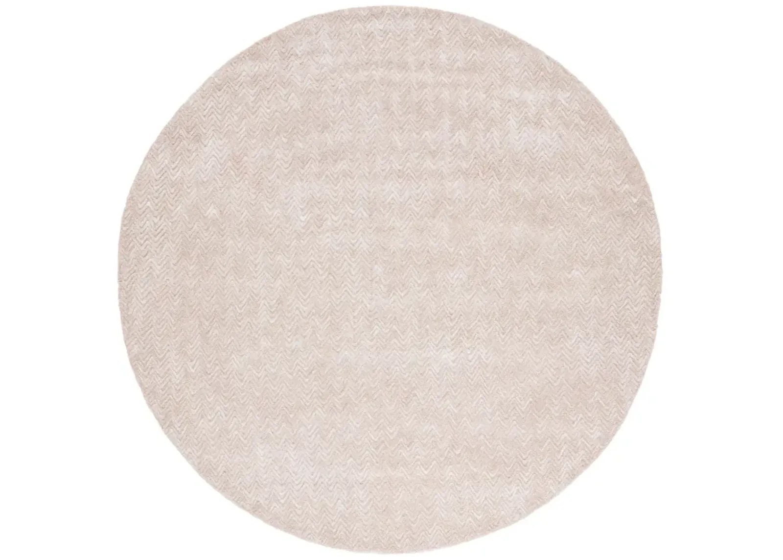 GLAMOUR 403 PINK  6' x 6' Round Round Rug