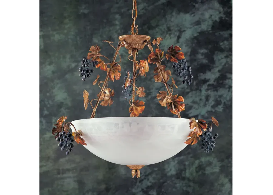 Muscadine Collection Pendant Earth Tone Finish - Fawn Beige