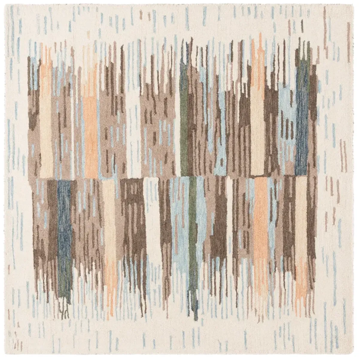 EBONY Hand Tufted 6' x 6' Square area rug