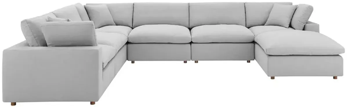 Commix Down Filled Overstuffed 7-Piece Sectional Sofa