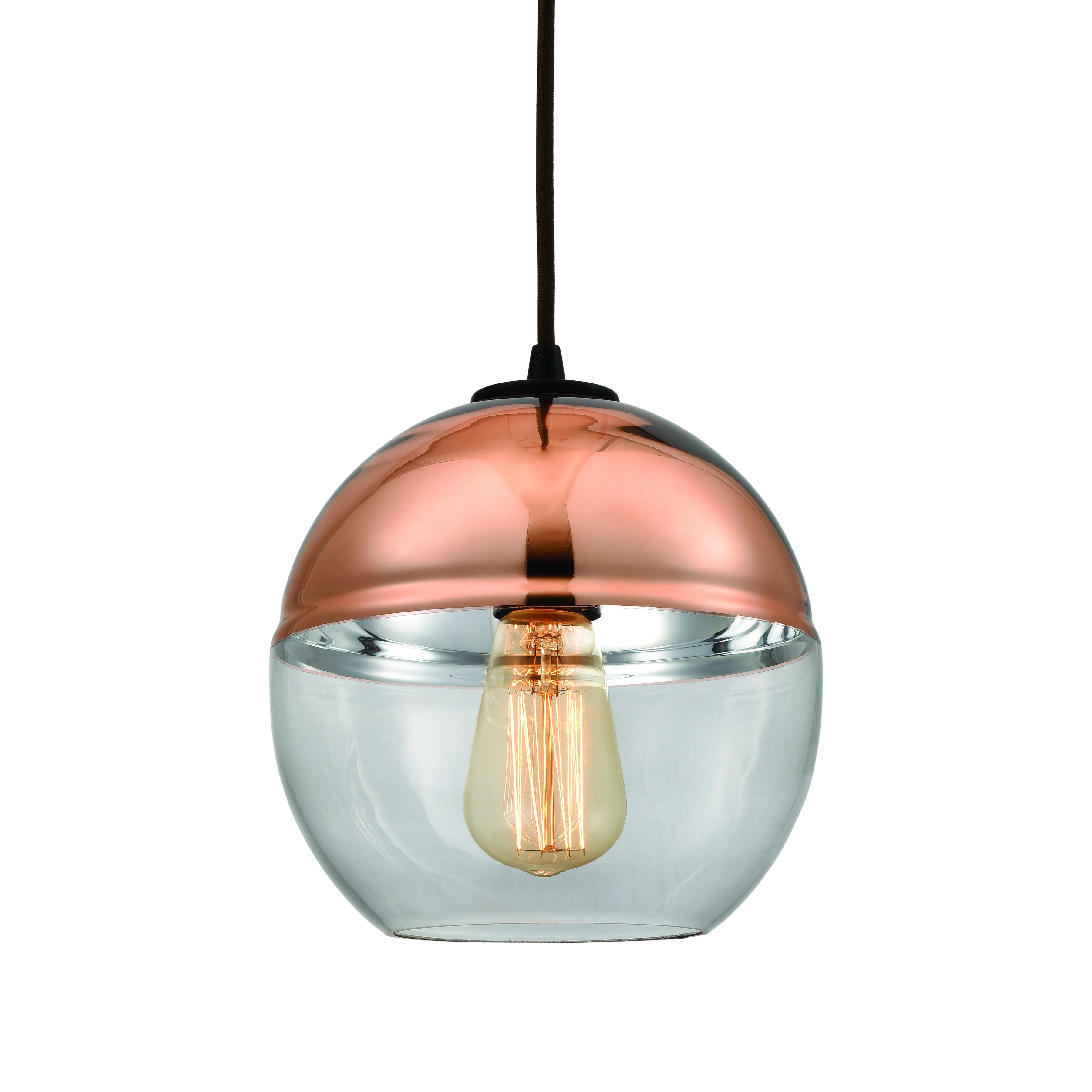 Revelo 8" Wide 1-Light Pendant - Oil Rubbed Bronze