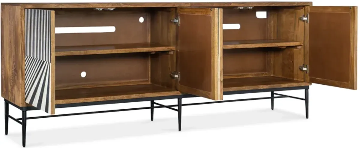 Commerce and Market Linear Perspective Credenza