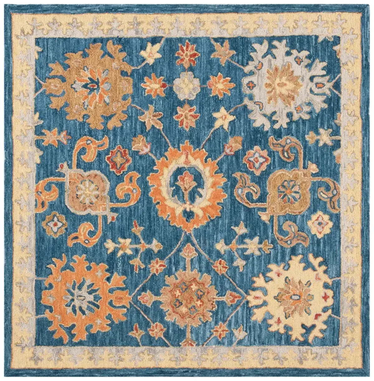 BLOSSOM Hand Tufted 6' x 6' Square area rug
