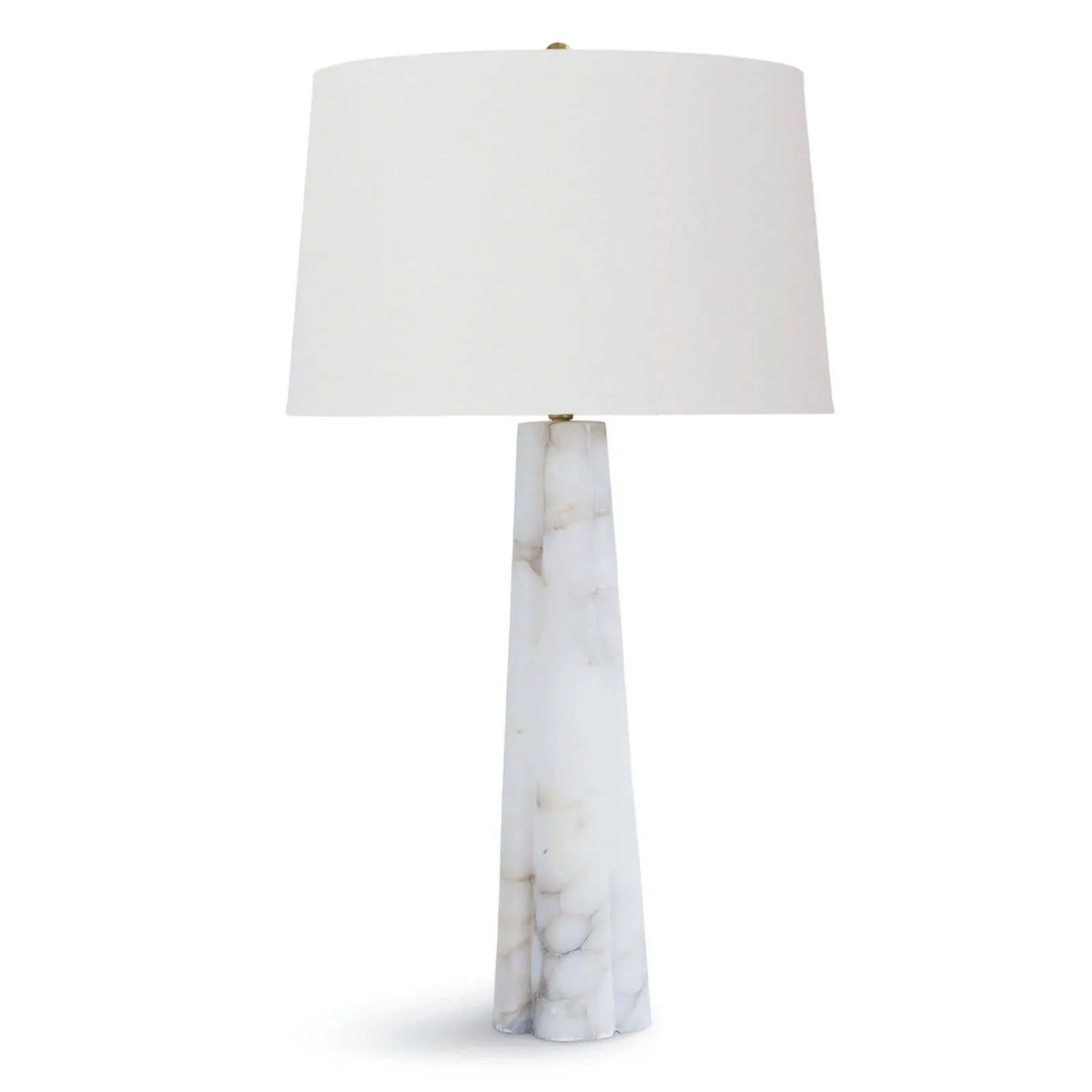 Quatrefoil Alabaster Table Lamp