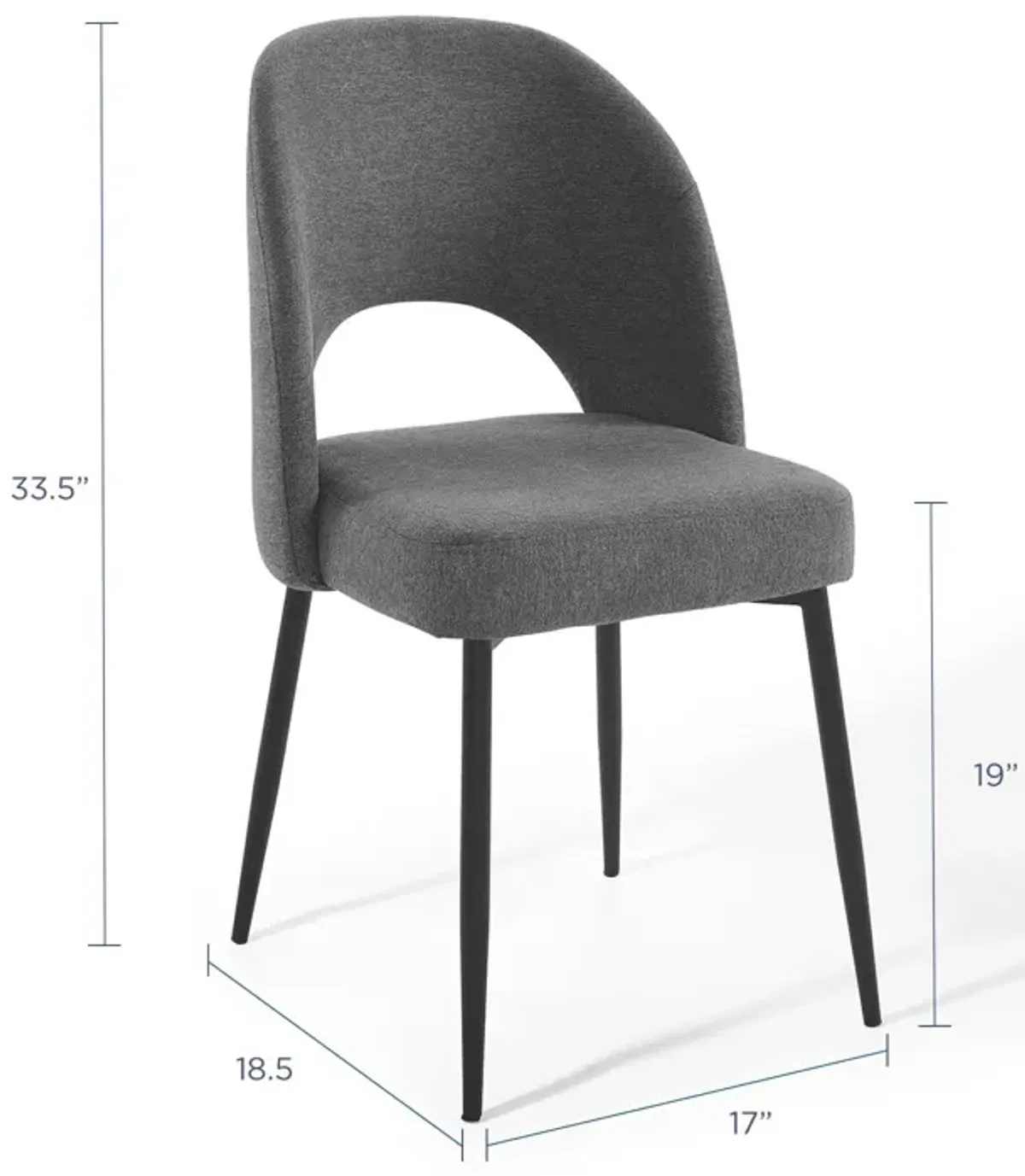 Rouse Upholstered Fabric Dining Side Chair