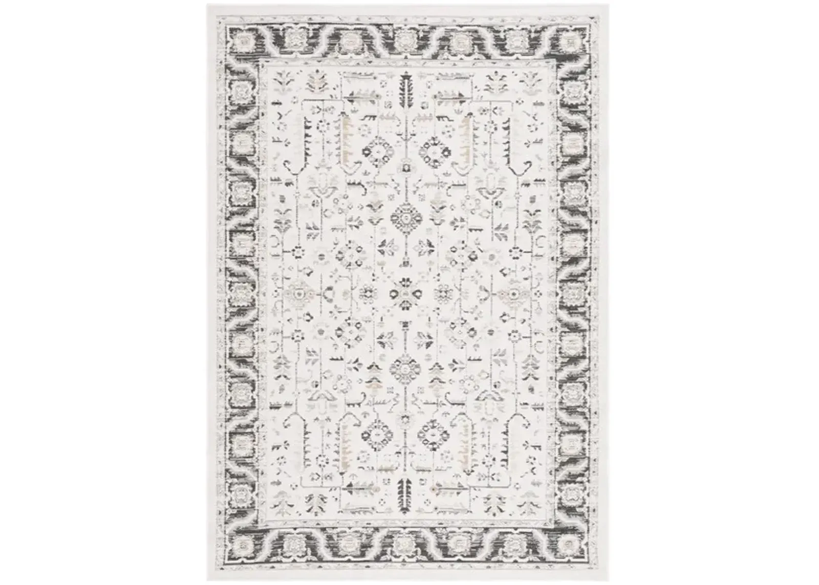 SUNRISE 627 Beige 4' X 5'-7' Small Rectangle Rug