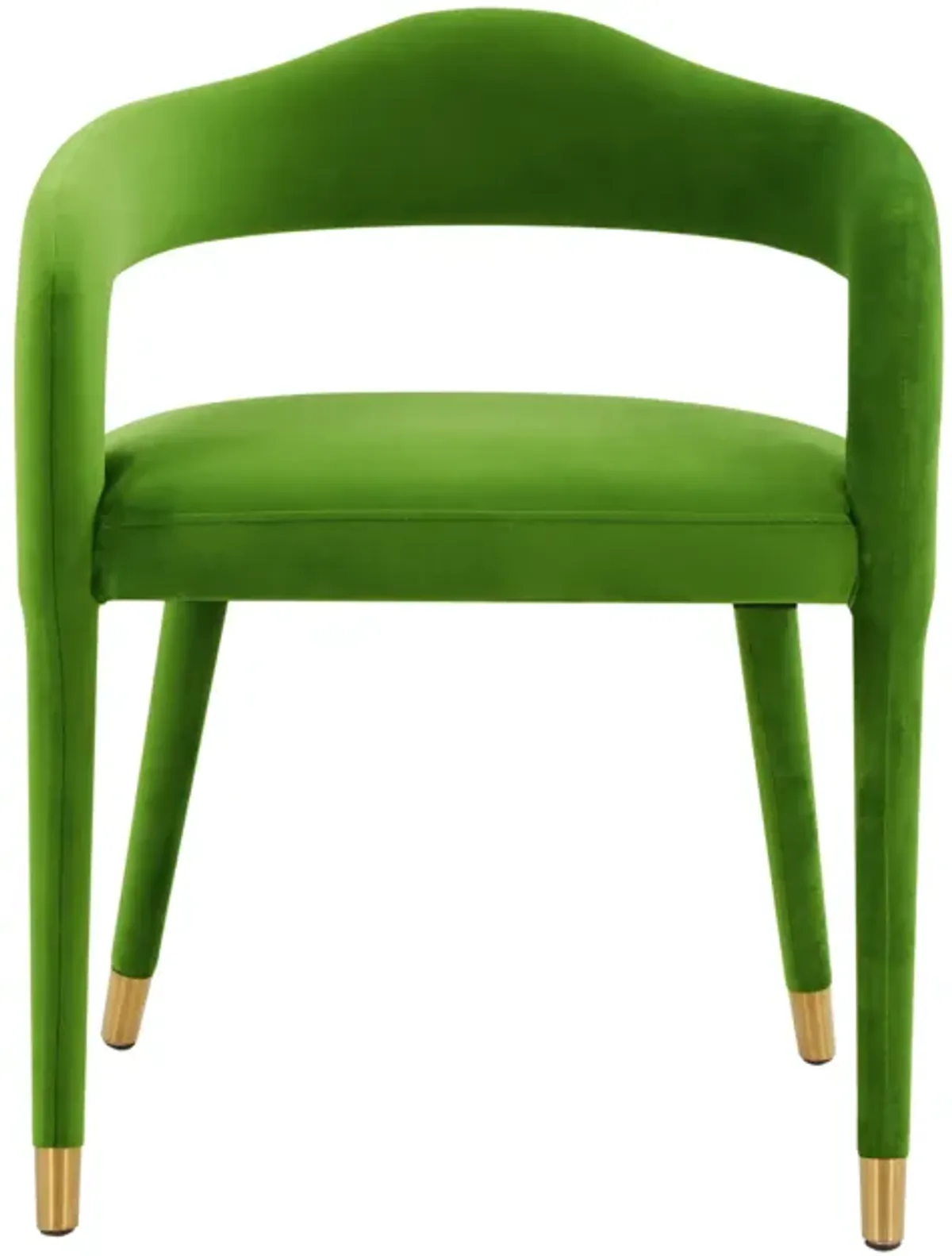 Lucia Green Velvet Dining Chair