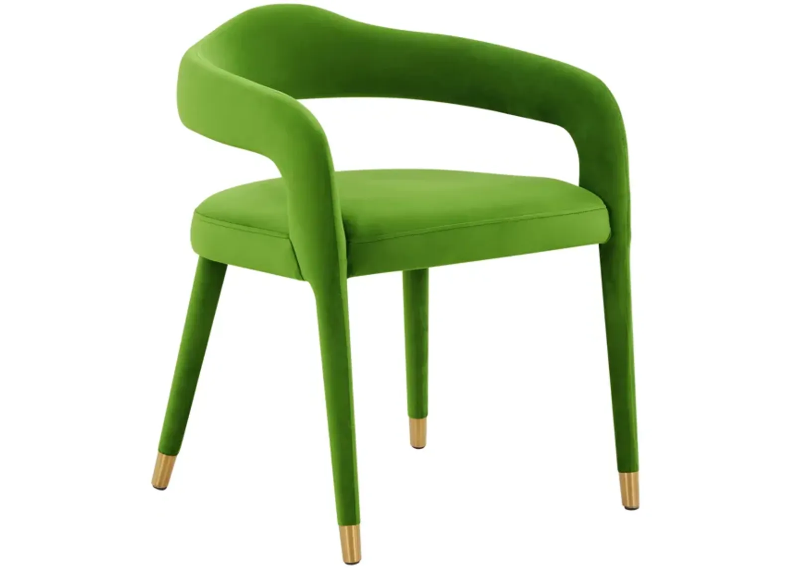 Lucia Green Velvet Dining Chair