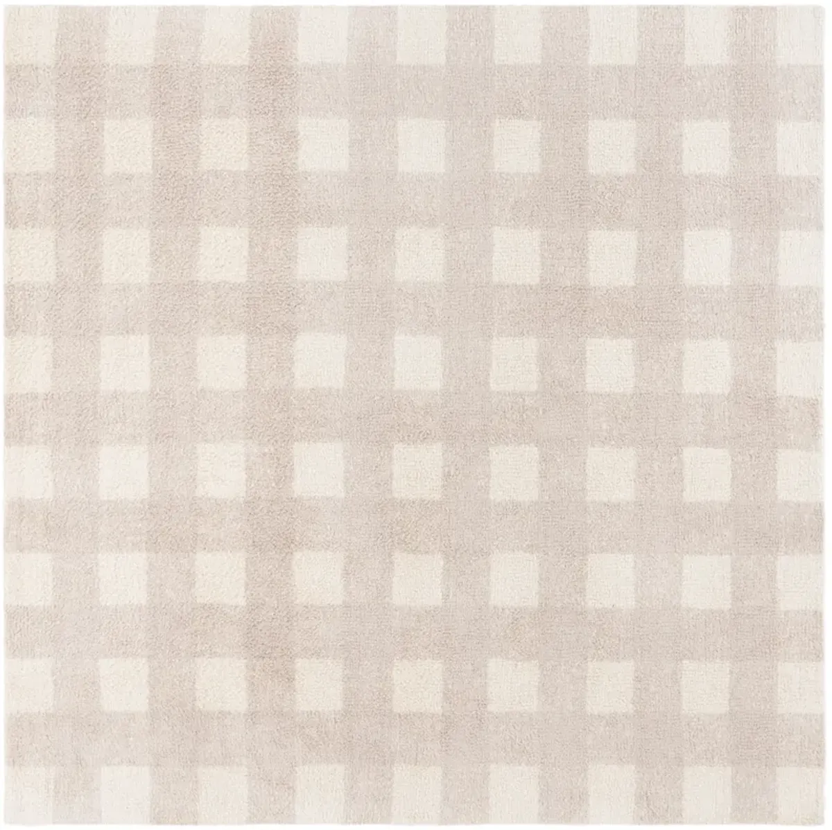 EASY CARE Hand Woven 6' x 6' Square area rug