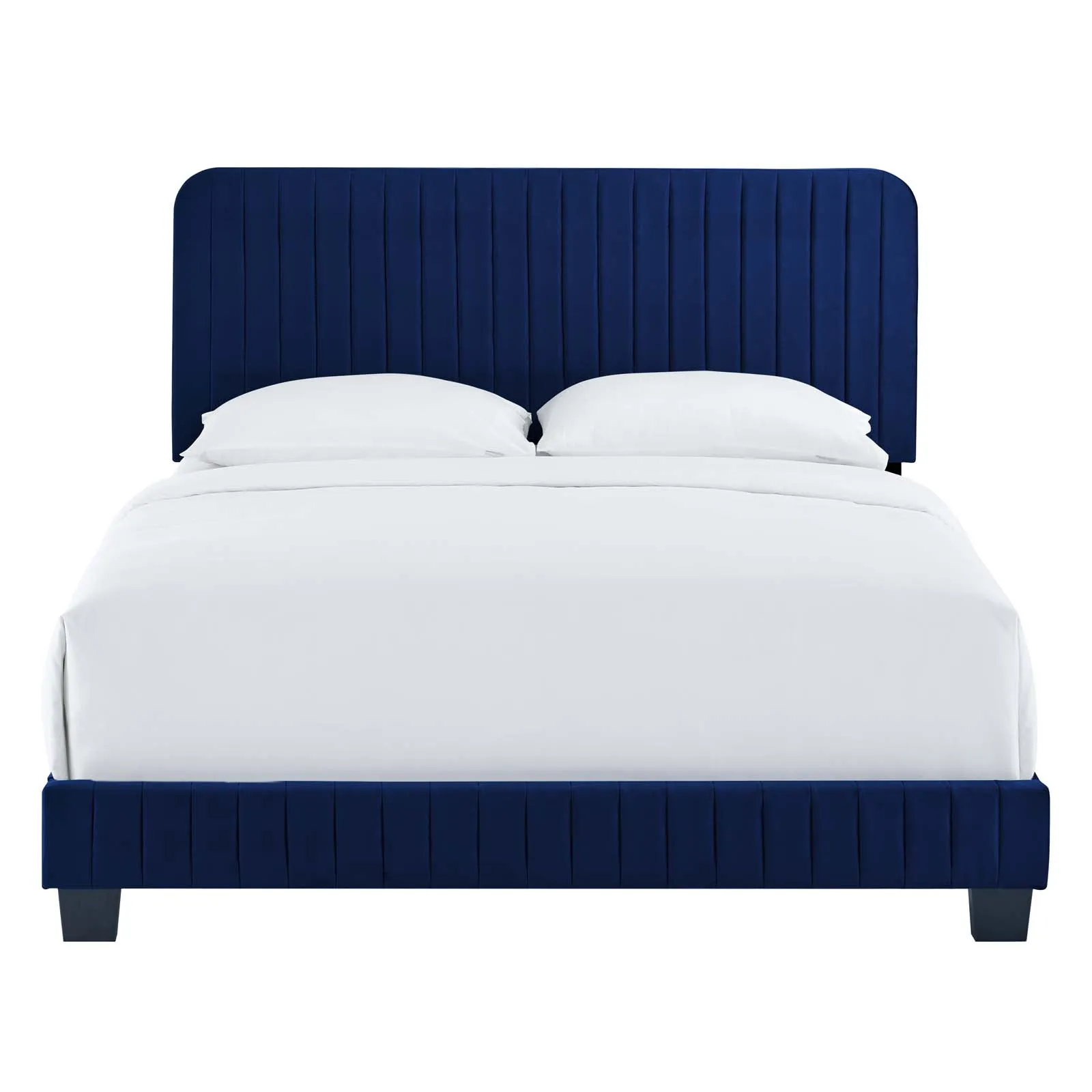 Celine Channel Tufted Performance Velvet King Bed