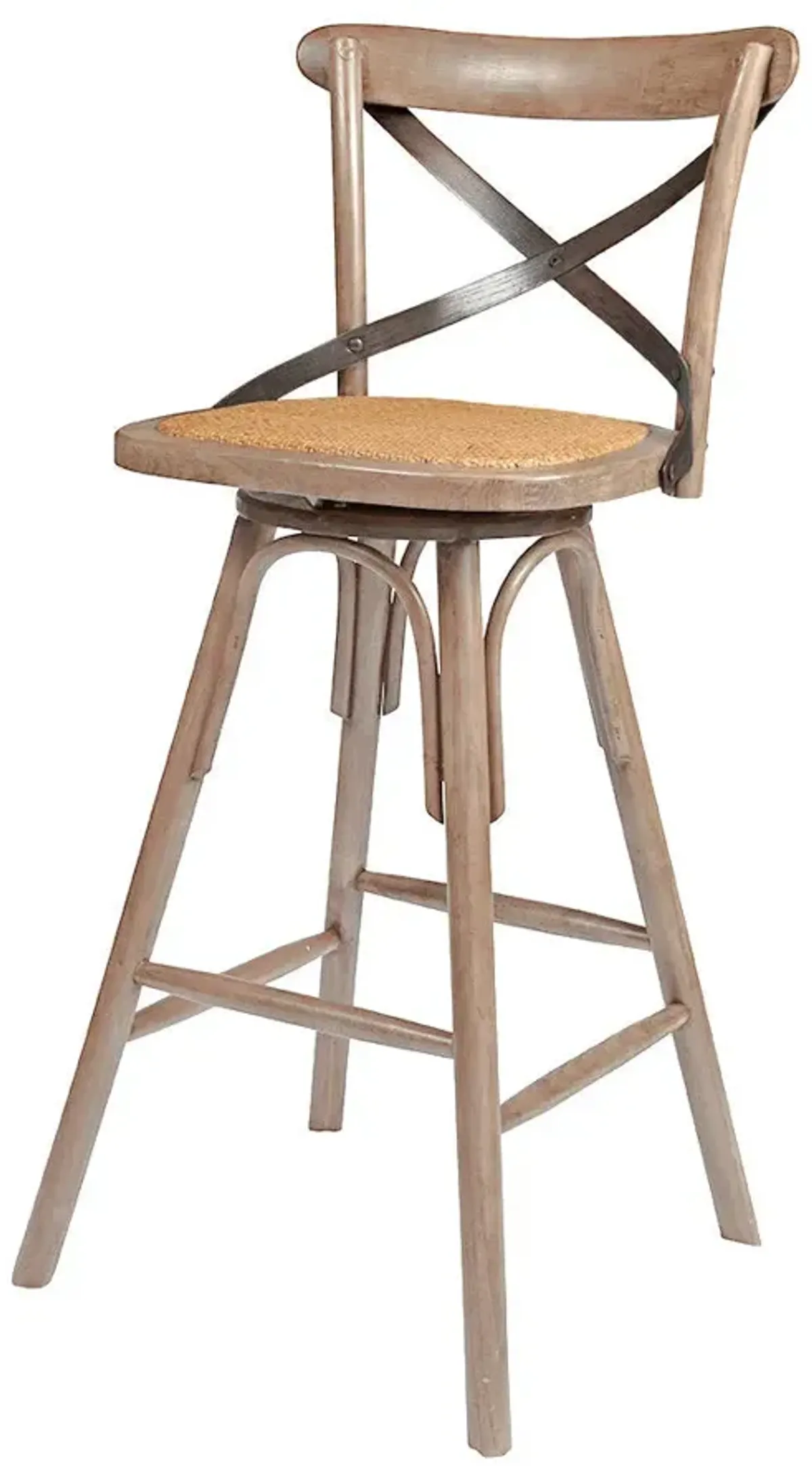 Crossback Counter Stool - Sundried (Set of 2 Chairs)