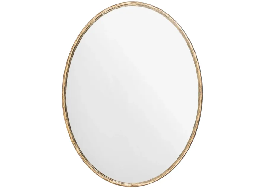 Jebediah Oval Metal Mirror