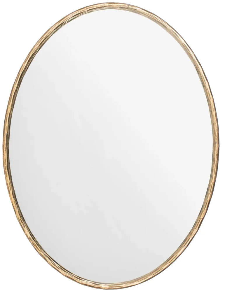 Jebediah Oval Metal Mirror