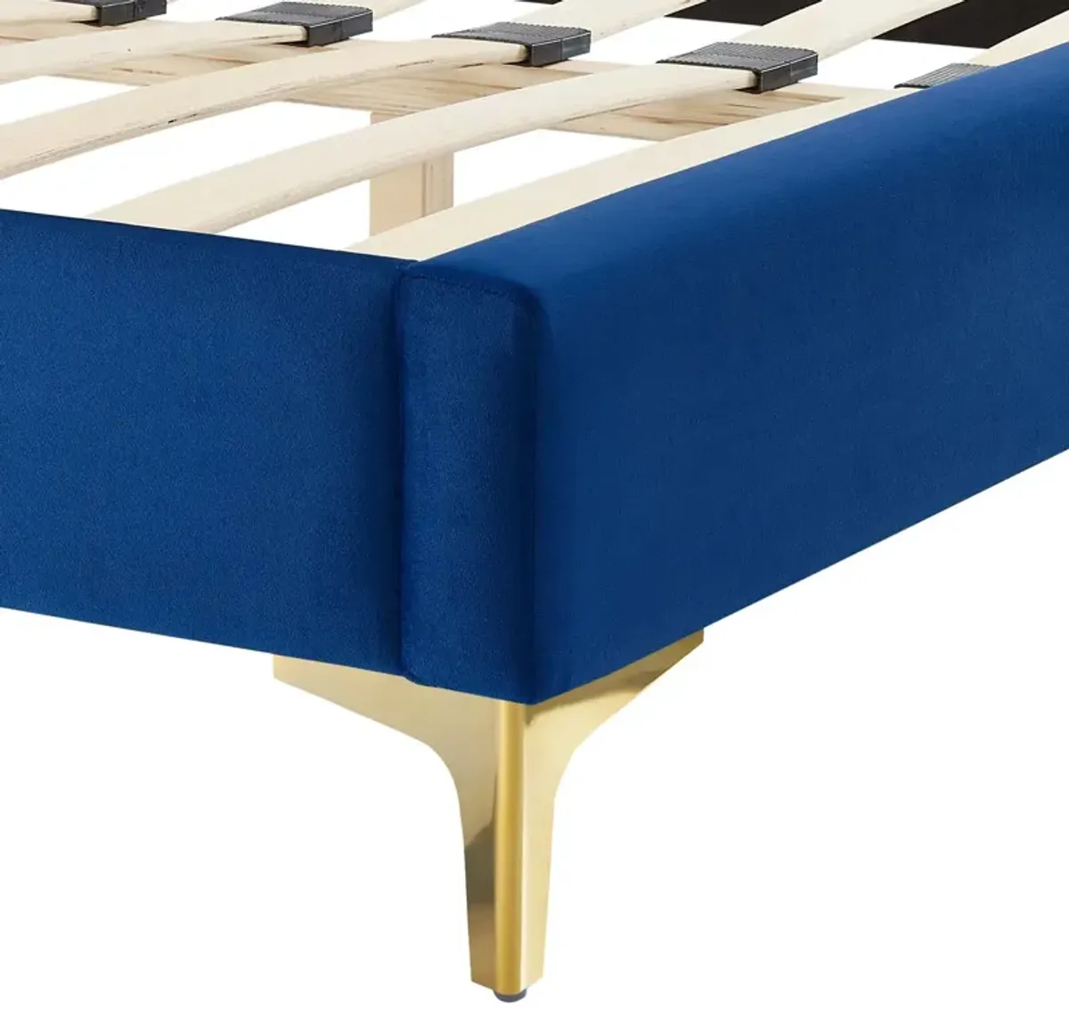 Sasha Button-Tufted Performance Velvet Twin Bed