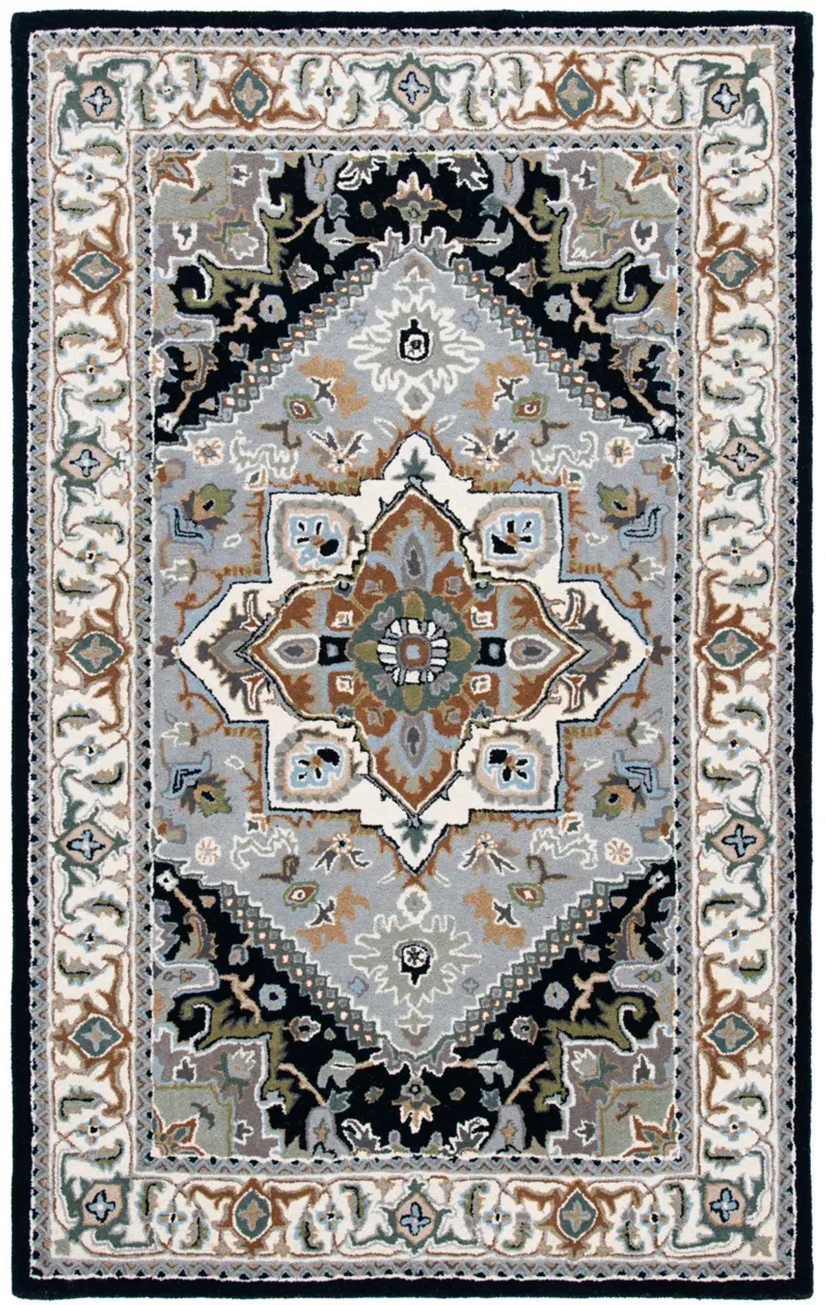 HERITAGE Hand Tufted 2'-3' x 4' area rug