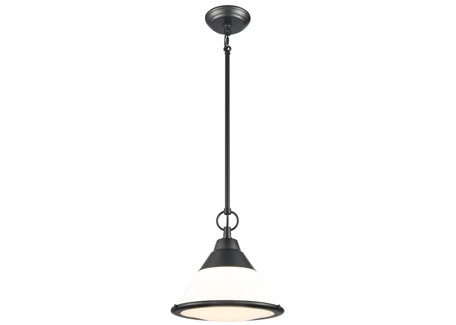 Sven 12" Wide 1-Light Pendant - Matte Black