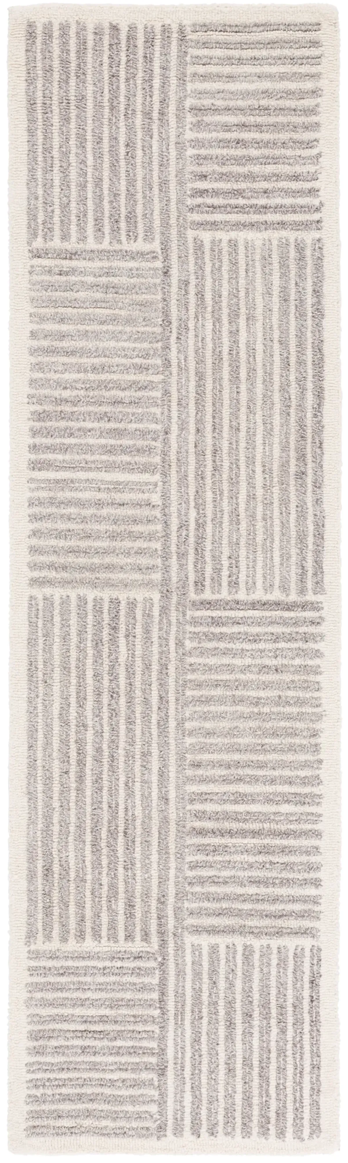 RENEWAL 208 GREY  2'-3' x 8' Runner Rug