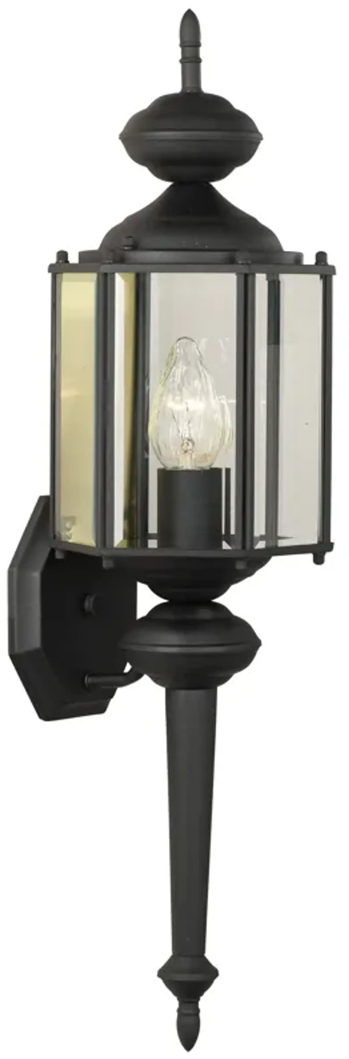 Brentwood 25.75" High 1-Light Outdoor Sconce - Black