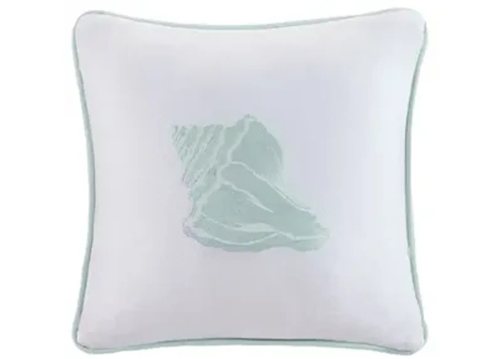 Harbor House Coastline Ivory Square Pillow