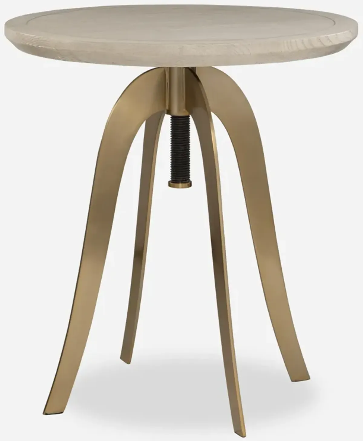 Alice Oak Adjustable Accent Table