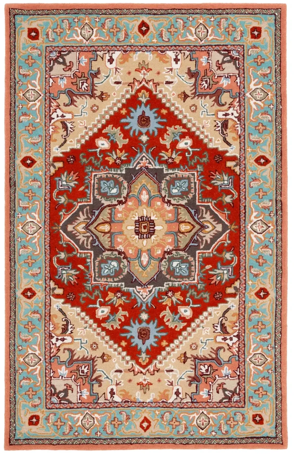 HERITAGE 625 RED  8' x 10' Large Rectangle Rug