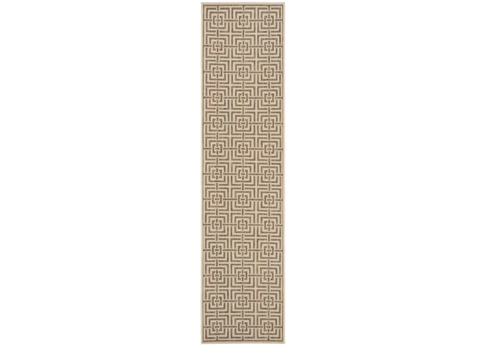 LINDEN 128 Collection LND128C-28 Cream / Beige 2'-2" X 8'