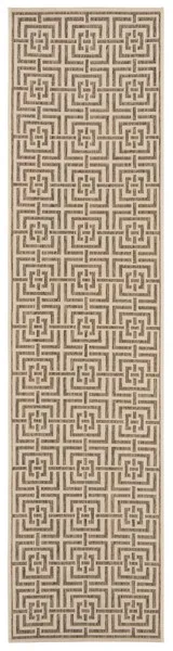 LINDEN 128 Collection LND128C-28 Cream / Beige 2'-2" X 8'