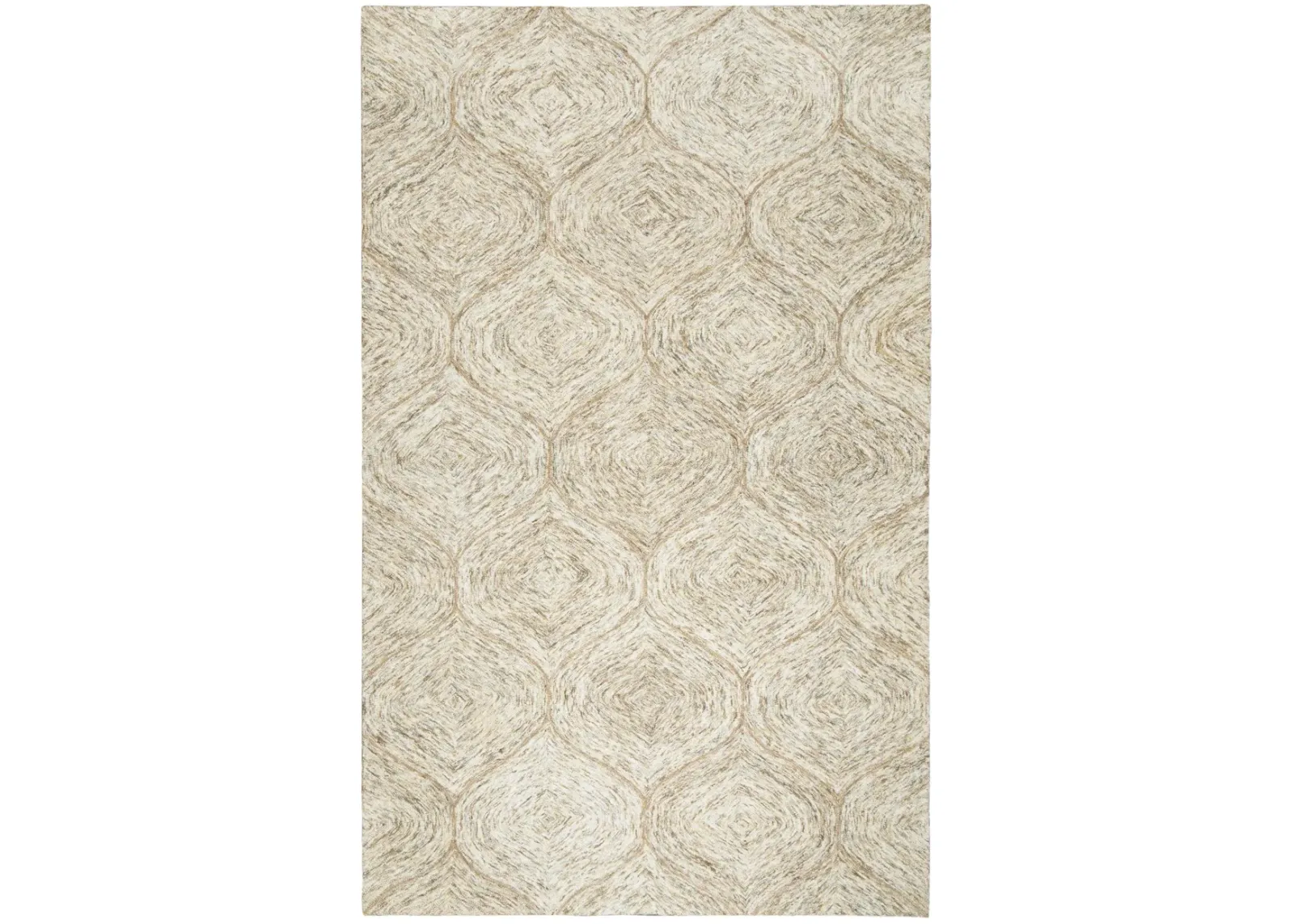 Brindleton Brown/Ivory Tweed Wool 3' x 5' Rectangle Rug