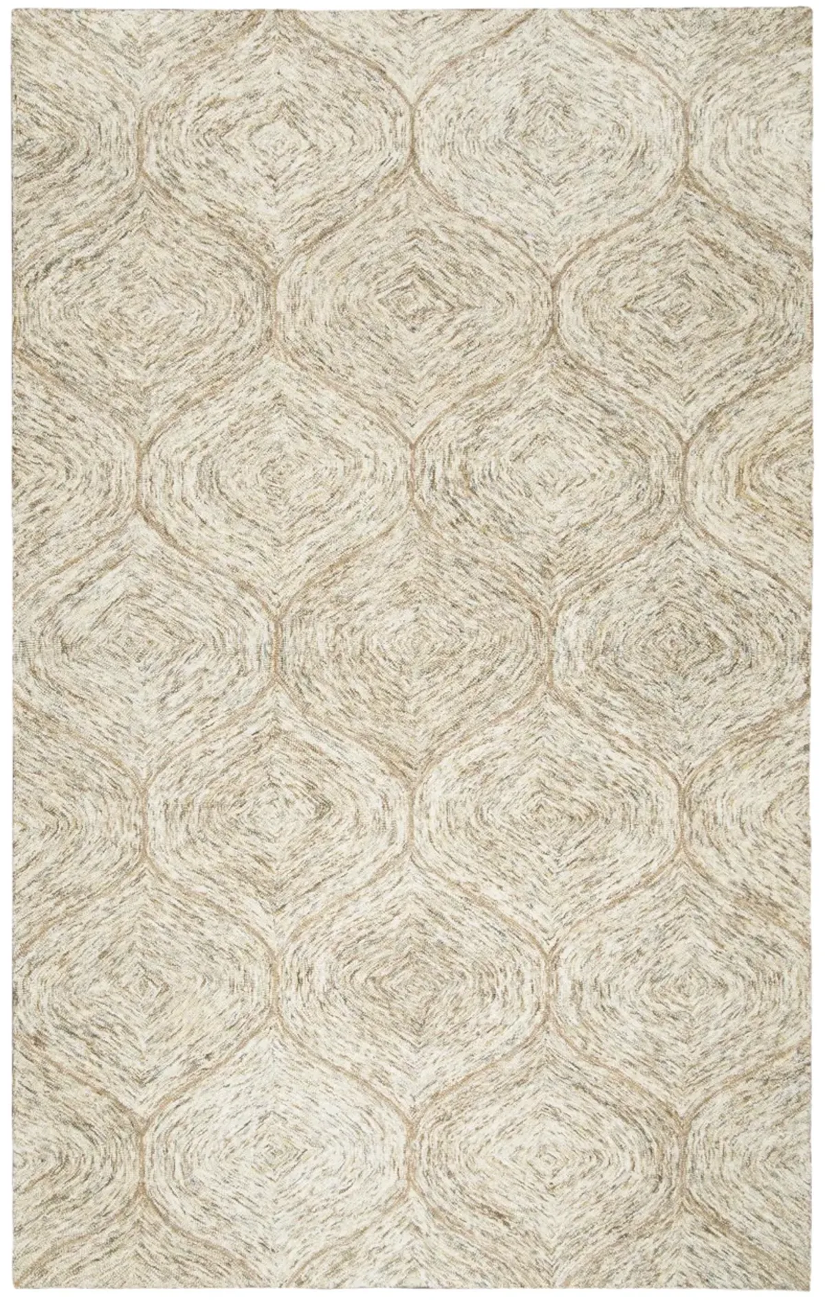 Brindleton Brown/Ivory Tweed Wool 3' x 5' Rectangle Rug