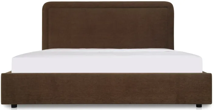 Simon King Storage Bed Brown