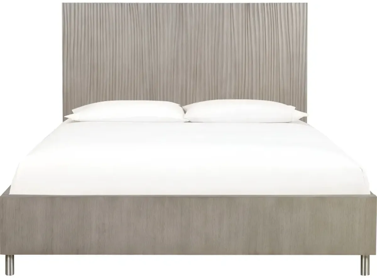 Argento Full Bed In Misty Grey