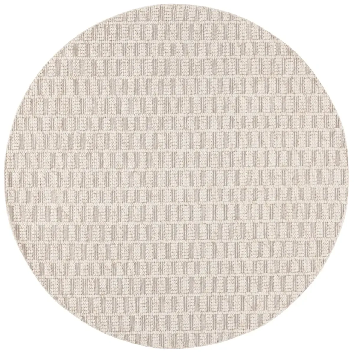 NATURA Hand loomed 6' x 6' Round area rug