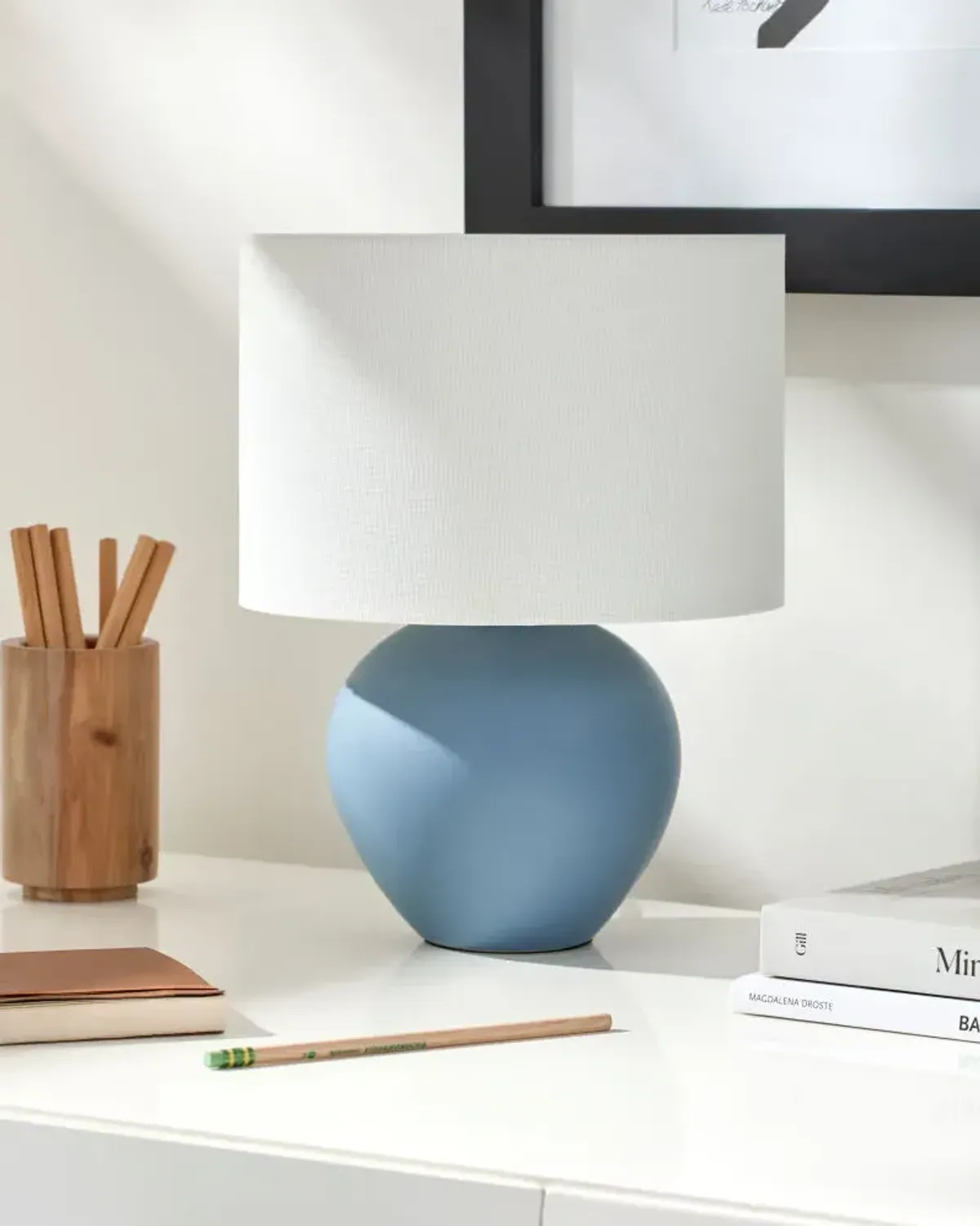 Elio ELI-032 13"H x 10"W x 10"D Accent Table Lamp