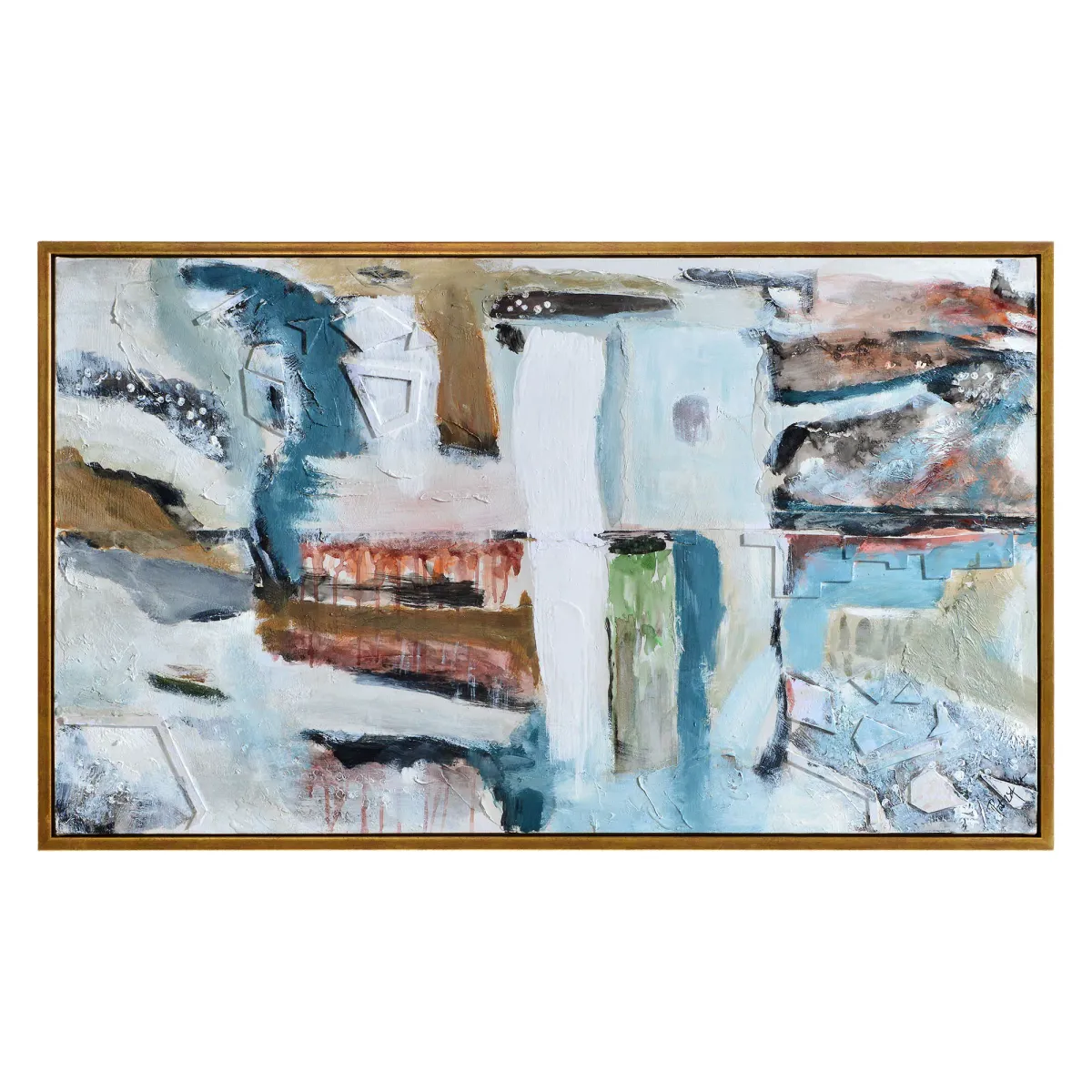 Madsen Rectangle Framed Canvas Art