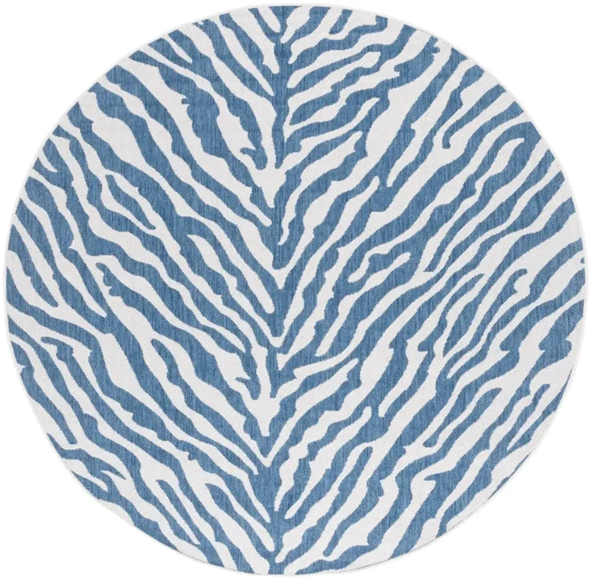 BERMUDA 881 NAVY  6'-7' X 6'-7' Round Round Rug